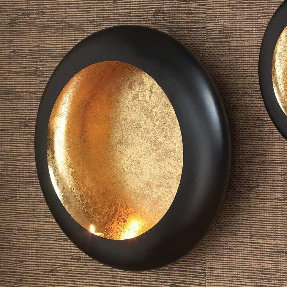 Harvest Moon Wall T-Lite Holder-Small(حامل إضاءة جداري دائري - صغير)