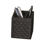 Woven Pencil Cup-Black(علبة  أقلام  سوداء)