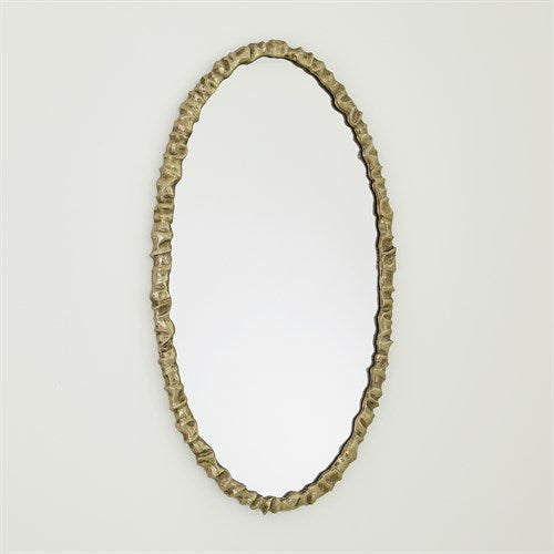 Artiste Oval Mirror-Brass