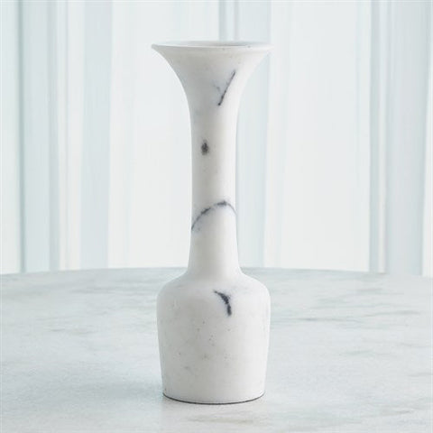 Calyx Candle Holder-White-Lg