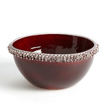 Ruffle Bowl-Oxblood-وعاء كشكش