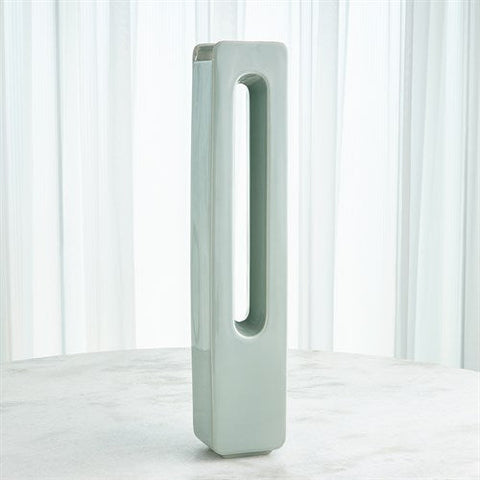 Rectangle Vase-Lamb's Ear- Large-مزهرية مستطيلة- كبير