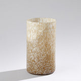 Golden Flecked Vase- Small-مزهرية مرقطة باللون الذهبي - صغير