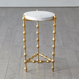 Elder Drinks Table-Gold Leaf-طاولة خدمة  - ورق الذهب