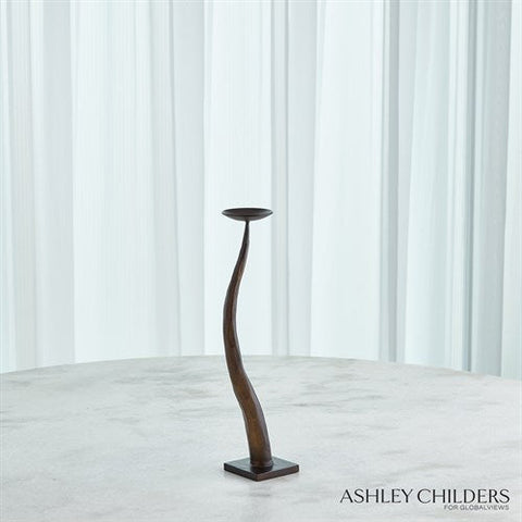Chiseled Candle Holder-Short-حامل شموع منحوت - قصير القامة