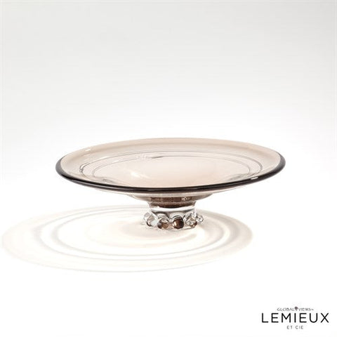 Verre Lisse Plate-Doré-طبق - عسلي