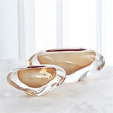 Abstract Bean Vase-Persimmon-Small(مزهرية على شكل حبة فول - صغير)