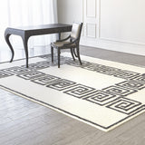 Alexander Rug-Ivory/Black-9' x 12'