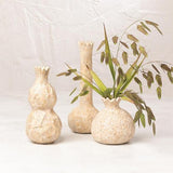 Alma Vase-Cream-Large( فازة - بلون كريمية- كبير)