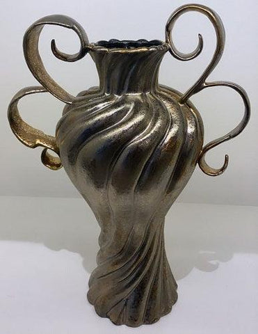 Ancient Vase-Gold-Large(مزهرية أثرية مذهبة كبيرة)