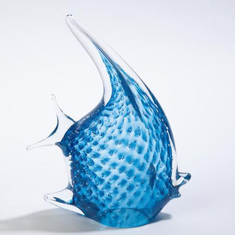 Angelfish-Cobalt Bubbles-Large(مزهرية سمك الفقاعات - كبير)