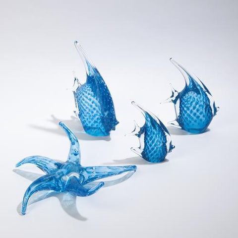 Angelfish-Cobalt Bubbles-Medium(مزهرية سمك الفقاعات - وسط )