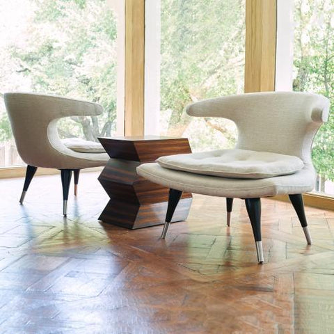Anvil Lounge Chair-Windsor Woven (كرسي بشكل سندان للقاعة - نسيج وندسور)