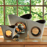 Aperture Vase-Small(مزهرية  مفرغه من الوسط - صغيرة)