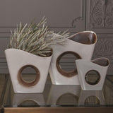 Aperture Vase-Small(مزهرية  مفرغه من الوسط - صغيرة)