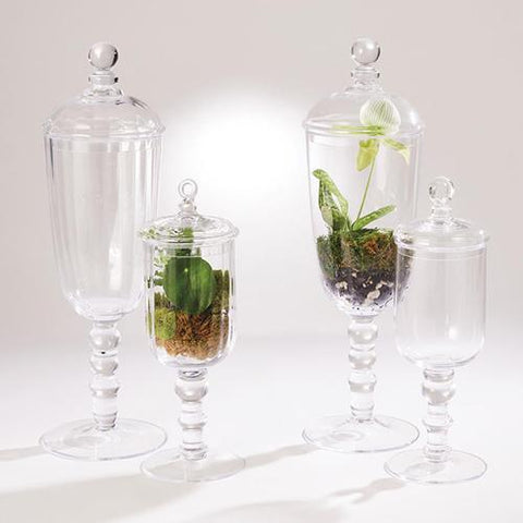 Apothecary Glass Jar-Optic-Small(جرة زجاجية طبية-ضوئية- صغيره )