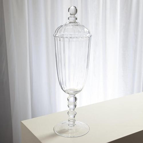 Apothecary Glass Jar-Optic-Small(جرة زجاجية طبية-ضوئية- صغيره )