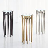 Aquilo Accent Table-Antique Brass( طاولة أنتيك - نحاس)