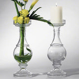 Balustrade Candleholder/Vase-Small(حامل شمع زجاجي على شكل جرة حجم صغير)