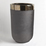 Banded Bronze Container-Large(حاوية برونزية مخططة - كبيرة)