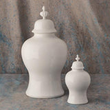 Beaufort Ginger Jar-White-Small(جرة بوفورت بيضاء صغيرة)