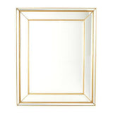 Bevel on Bevel Mirror-Gold Leaf