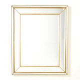 Bevel on Bevel Mirror-Gold Leaf