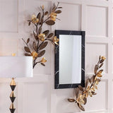 Black Marble Rectangular Mirror