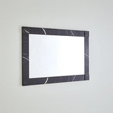 Black Marble Rectangular Mirror