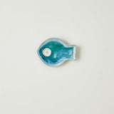 Blue Fish Plate-Smallest (لوحة السمك الأزرق - صغيرة جدًّا)