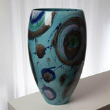 Blue Spots Vase(مزهرية زرقاء مبقعة)