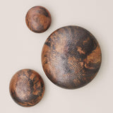 Burnt Copper Wall Disc-Small(اطباق جدارية من النحاس المحروق صغيرة)