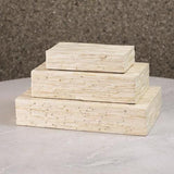 Chiseled Bone Storage Box-Medium