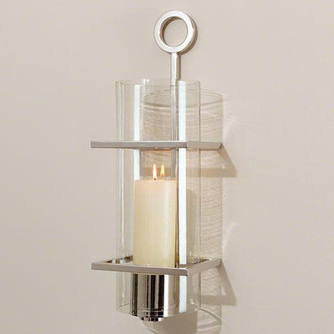 Circle in Square Wall Sconce(  شمعدان جداري أسطواني داخل مربعين)