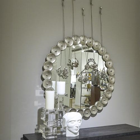 Climbing Man-Wall Mounted-Thai Silver Leaf sculpture(جدارية الرجل المتسلق باللون الفضي)