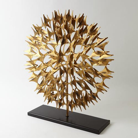 Cosmos Sculpture-Gold-Small(منحوتة كوزموس ذهبية اللون- صغيرة)