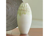 Cut Carved Vase-Sage-Extra large(مزهرية كت كارفد - سيج - كبير جداً)