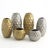 Dimple Vase-Gold-Large(مزهرية - ذهبي - كبير)