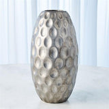 Dimple Vase-Silver-Large(مزهرية - ذهبي - صغير)