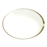 Elongated Oval Mirror-Brass-Large