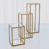 Escher Pedestal/Planter-Brass-Medium(حوض الزرع النحاسي  وسط )
