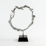 Family Sculpture-Silver Leaf(النحت العائلي - سلفر )