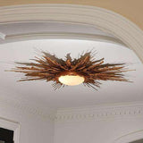 Buy Flame Light Fixture-Gold Online at best prices in Riyadh