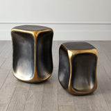 Formation Accent Table-Black/Gold-Small(طاولة تشكيل - أسود / ذهبي - صغير )