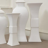 Garniture Vase-Matte White-Lg