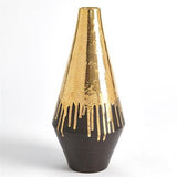 Gold Drip Vase-Large