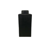 Grid Texture Jar-Black-Small(جرة نسيج شبكي- سوداء- صغيرة الحجم)