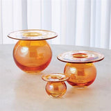 H20 Vase-Luster Orange-Small(مزهرية إتش 20 - برتقالي- صغير)