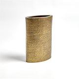 Hemp Etched Vase-Brass-Small size(مزهرية - نحاس - صغير)