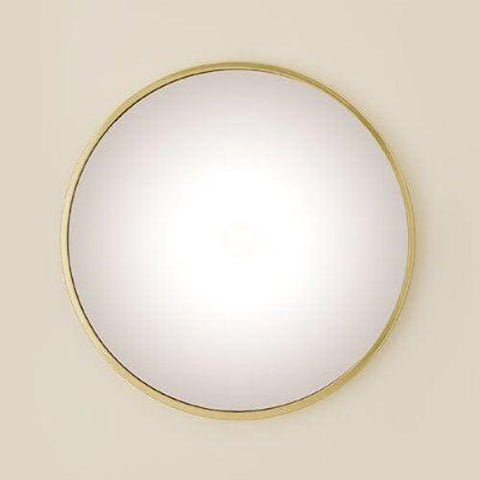 Hoop Flat Mirror-Brass-Small